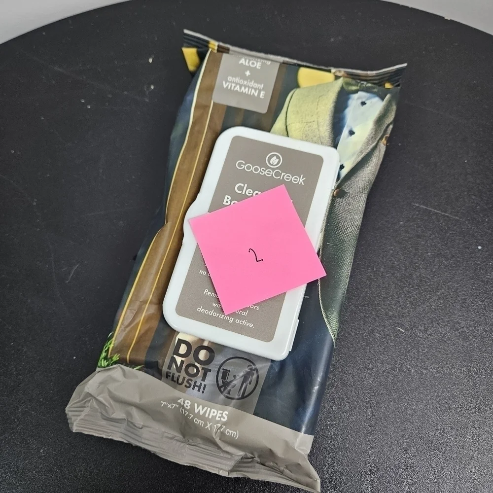 Goose Creek Suit & Tie Cleansing Body Wipes 48 Count